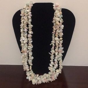 3 strand shell necklace